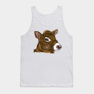 Brown Cow Tank Top